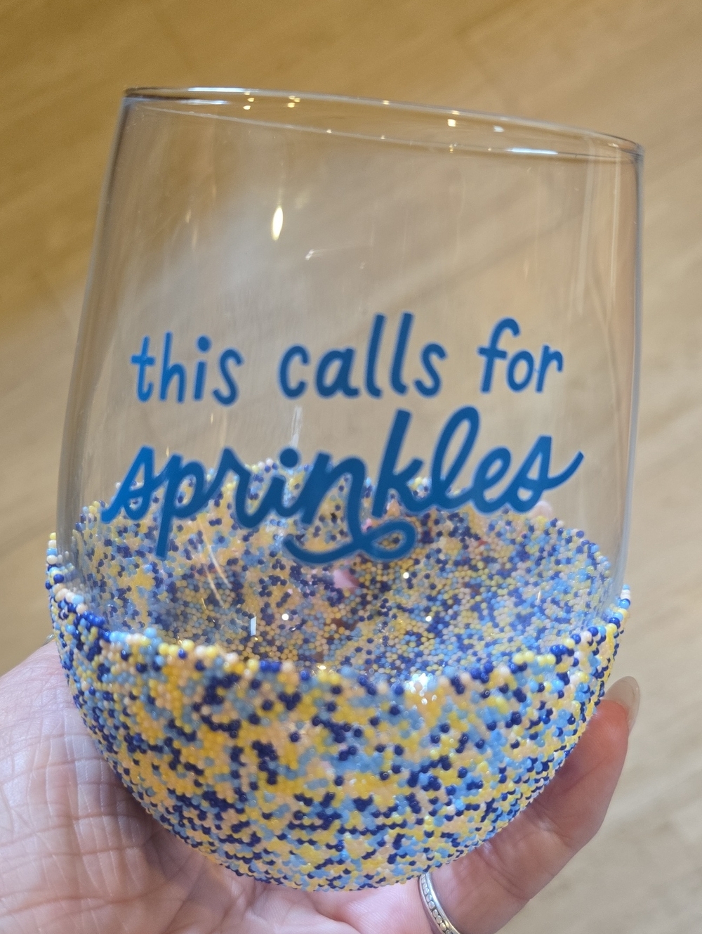 Hallmark "This Calls For Sprinkles" Glass